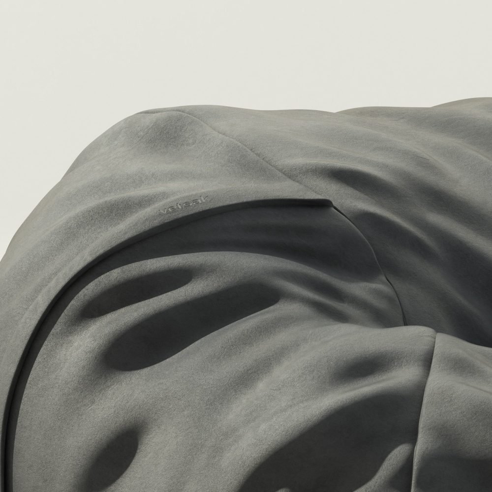 vetsak | Beanbag Medium - leather - dark grey