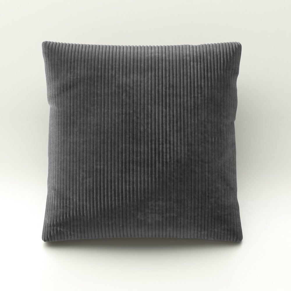 vetsak | Big Pillow - cord velour - dark grey