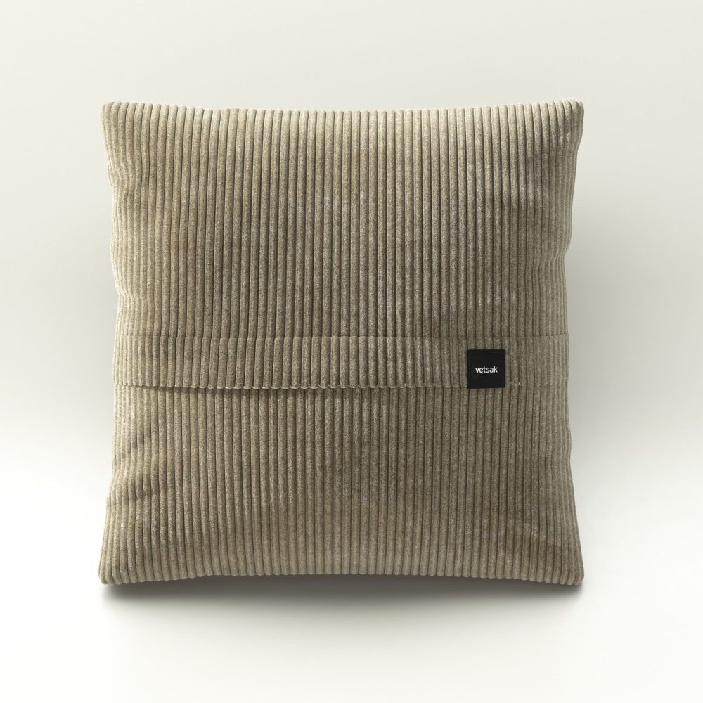 vetsak | Big Pillow - cord velour - khaki