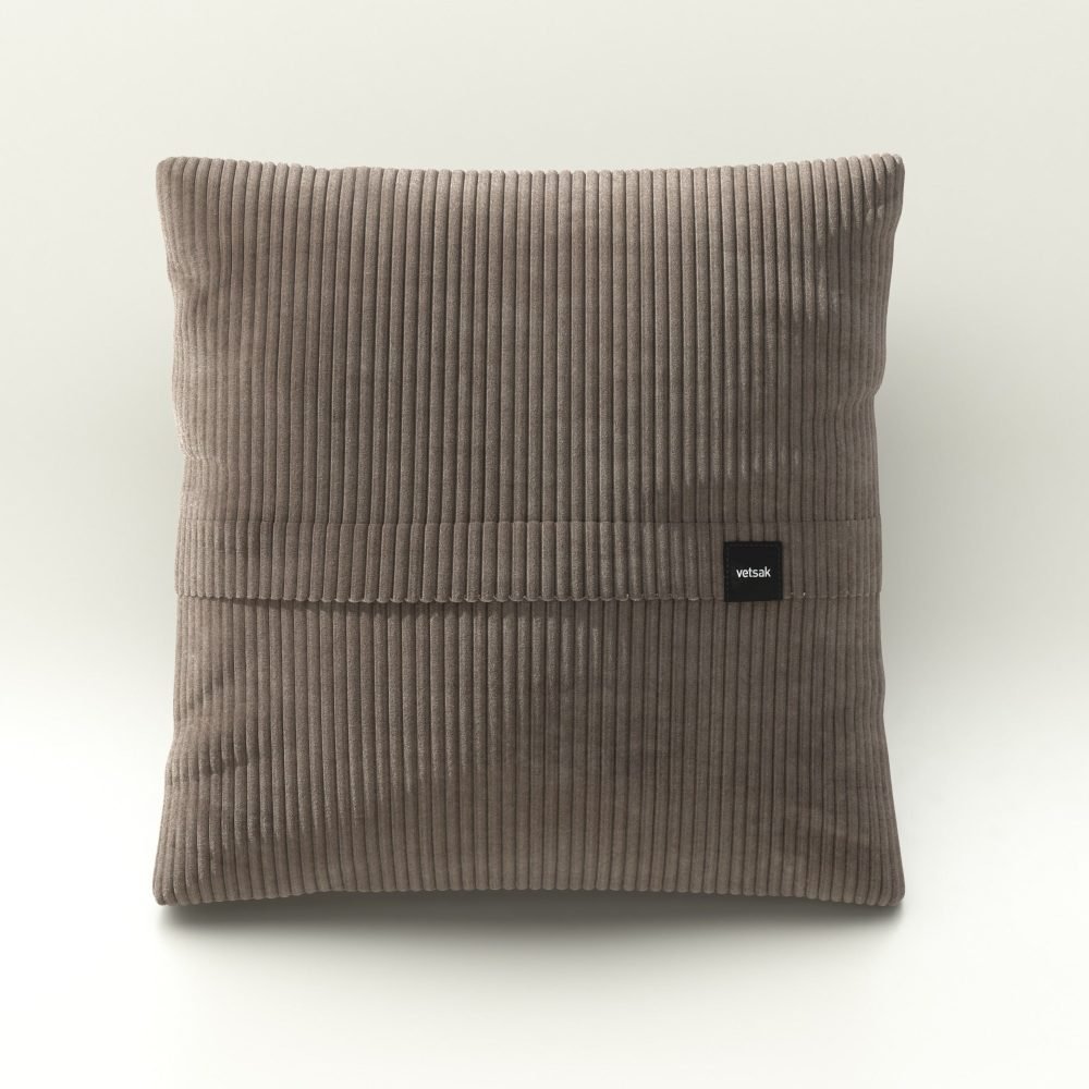 vetsak | Big Pillow - cord velour - mocha