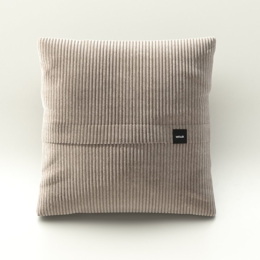 vetsak | Big Pillow - cord velour - platinum