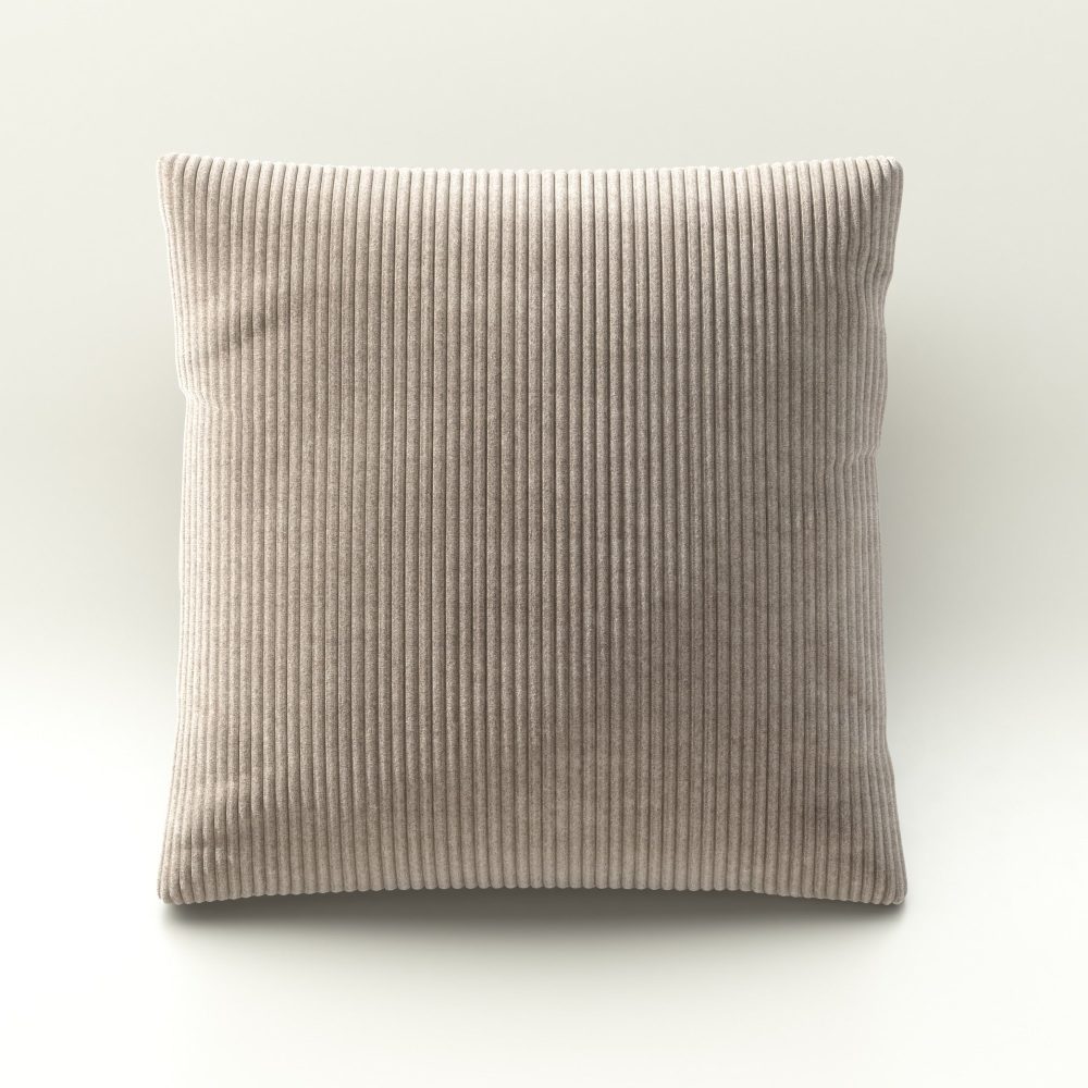 vetsak | Big Pillow - cord velour - platinum