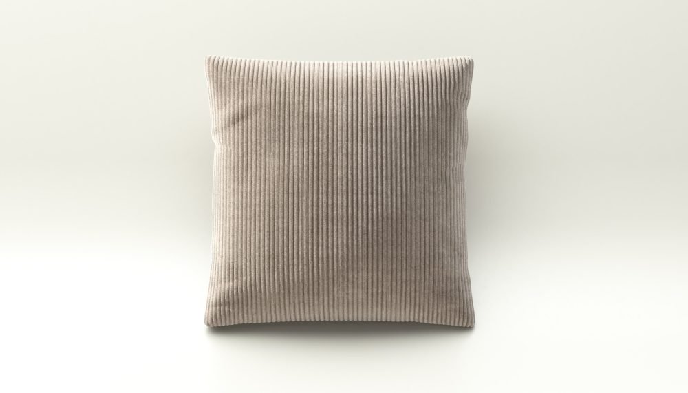vetsak | Big Pillow - cord velour - platinum