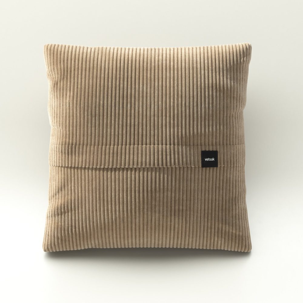 vetsak | Big Pillow - cord velour - sand