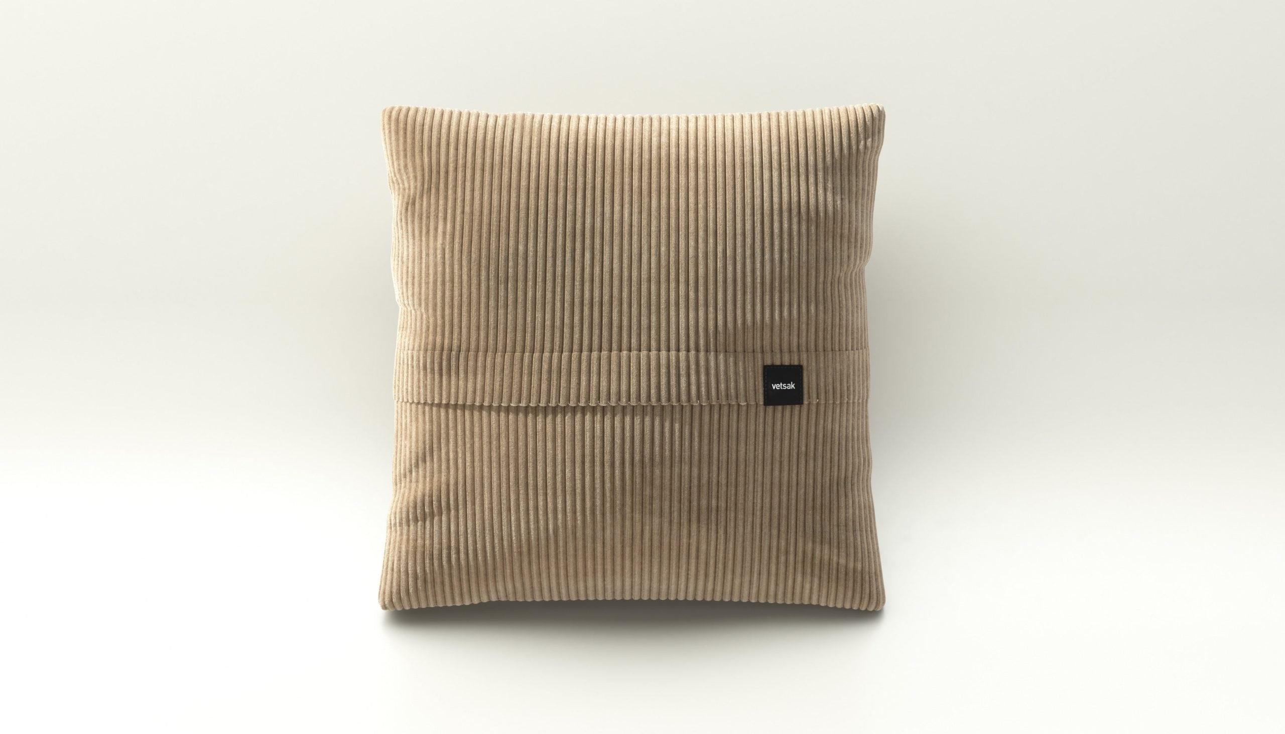 vetsak | Big Pillow - cord velour - sand