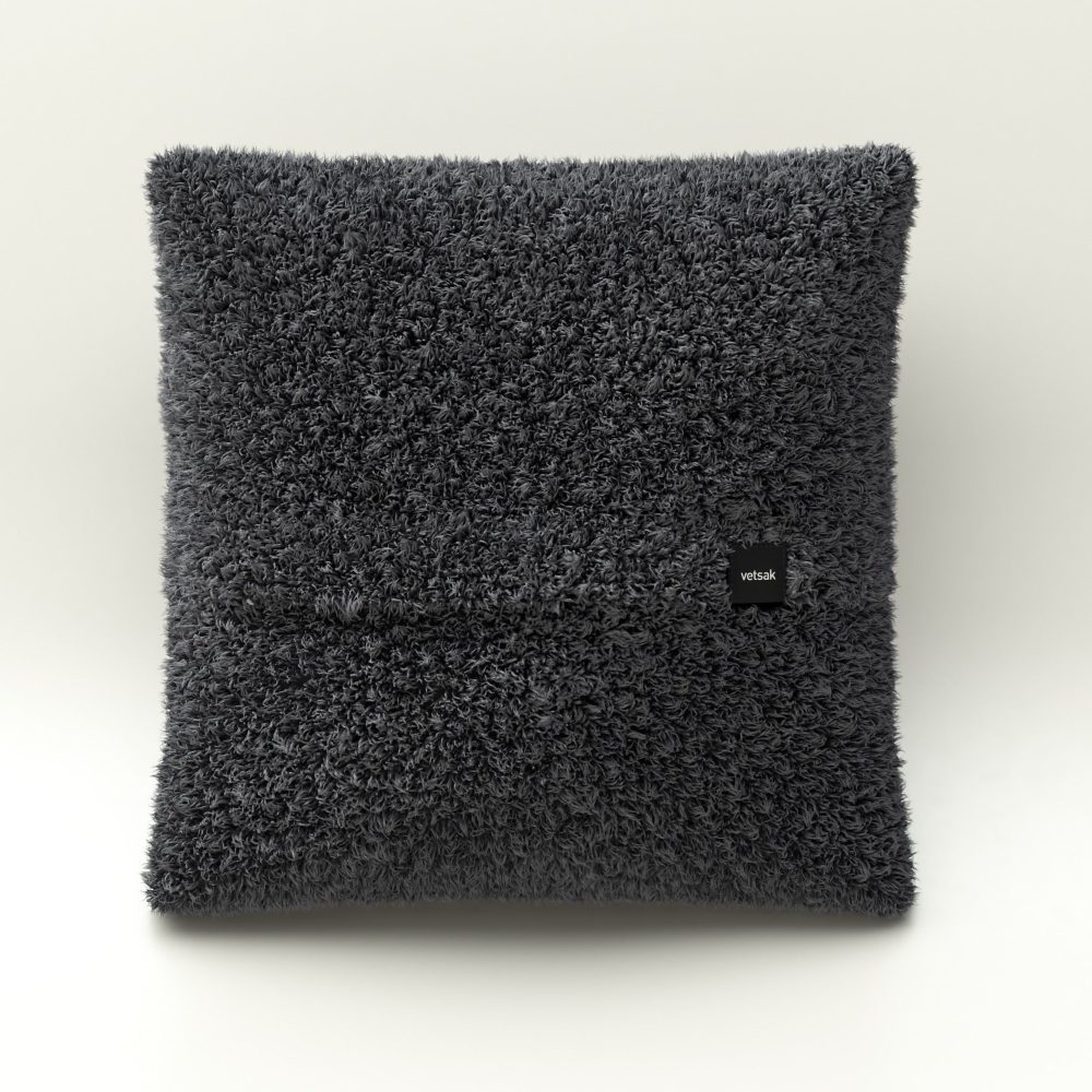 vetsak | Big Pillow - doodle - dark grey