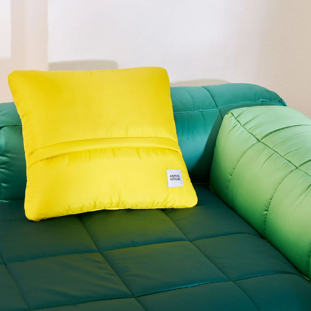 big pillow - bricks - gem - 60cm x 60cm