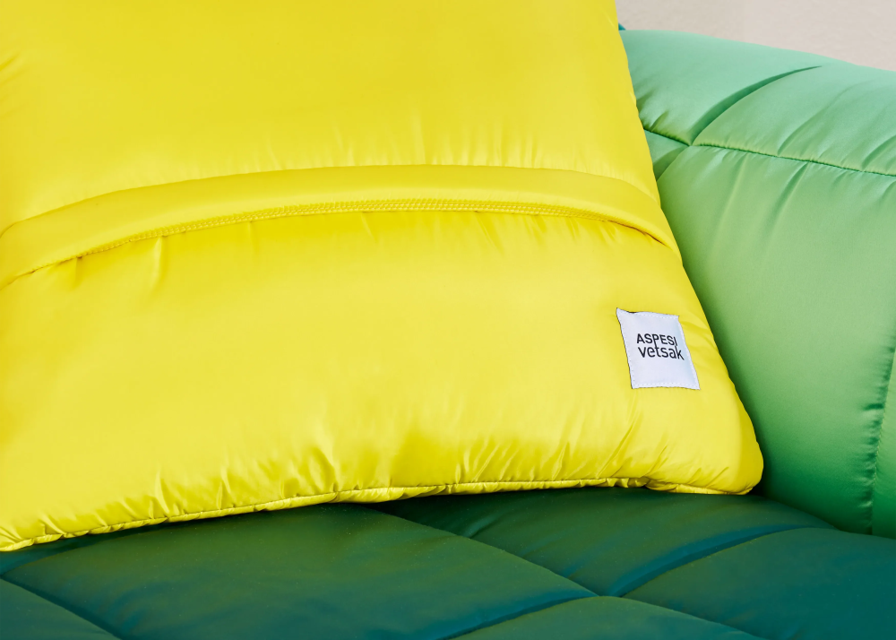big pillow - bricks - gem - 60cm x 60cm