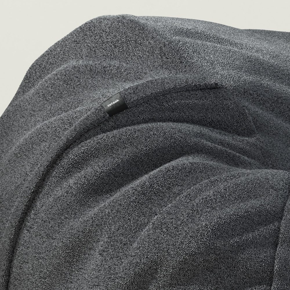 vetsak | Cover Beanbag Large - loop loop - anthracite