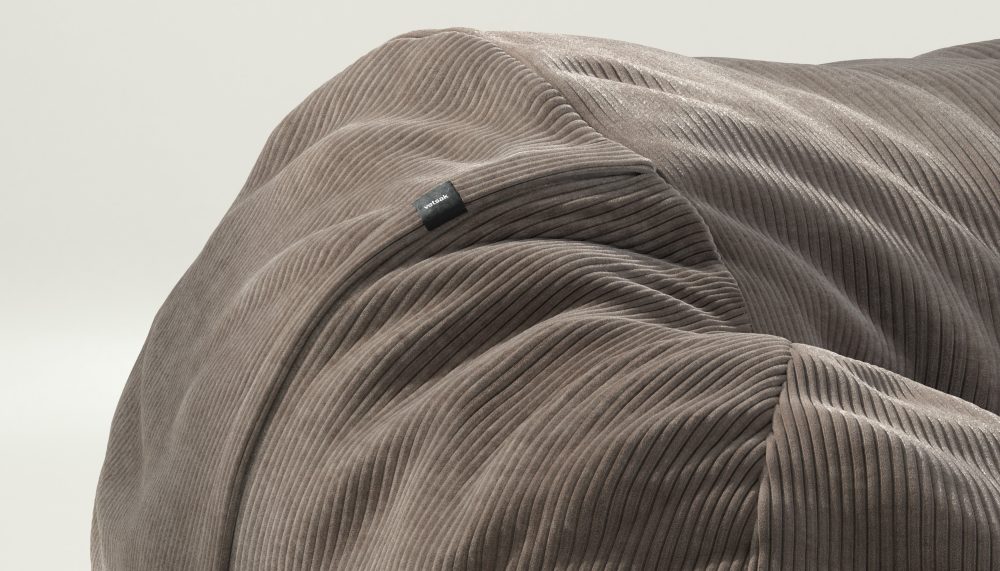 vetsak | Cover Beanbag Large - cord velour - mocha
