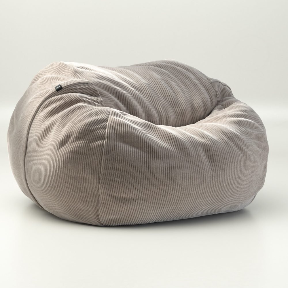 vetsak | Cover Beanbag Large - cord velour - platinum