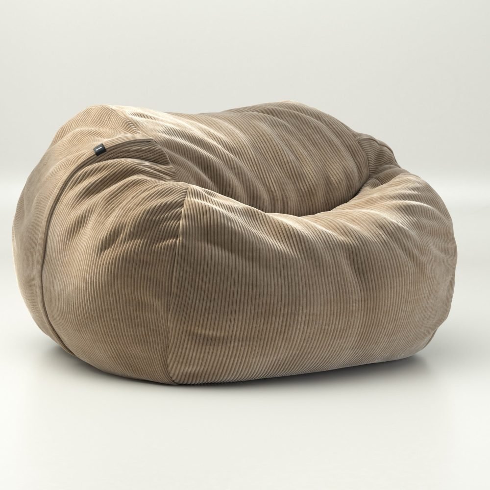 vetsak | Cover Beanbag Large - cord velour - sand
