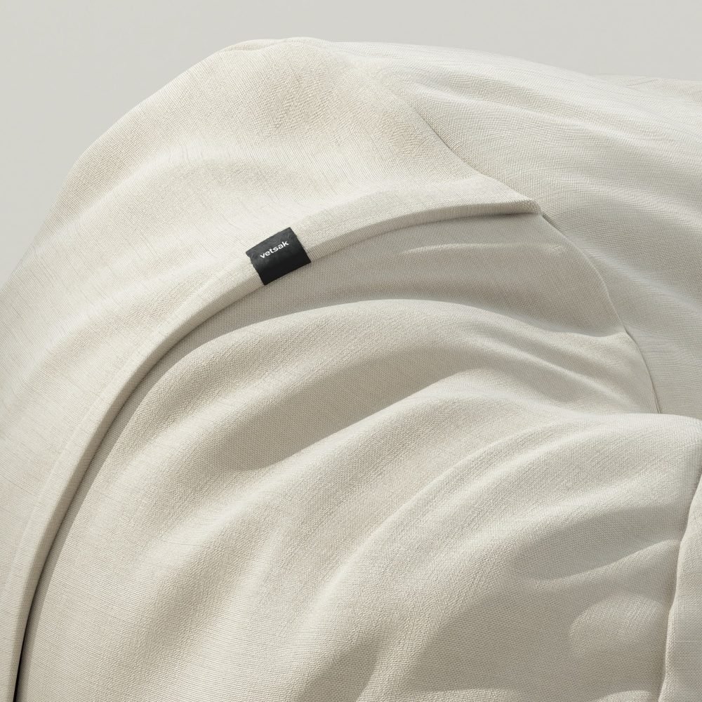 vetsak | Cover Beanbag Large - pique - beige