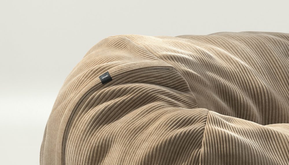 vetsak | Cover Beanbag Medium - cord velour - sand