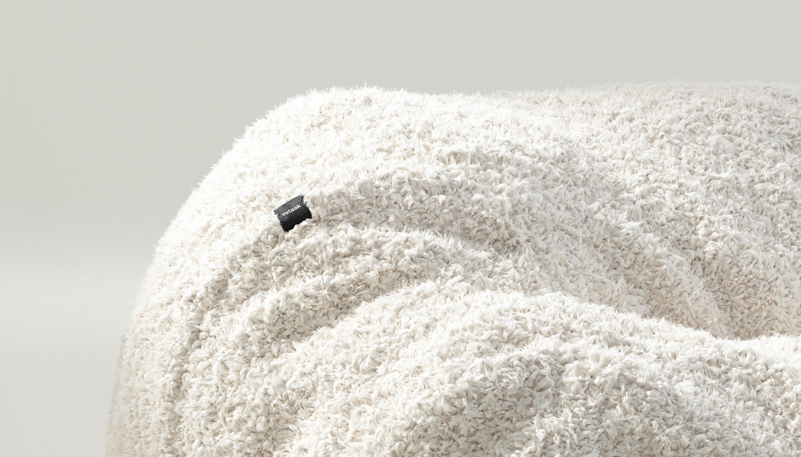 vetsak | Cover Beanbag Medium - doodle - creme