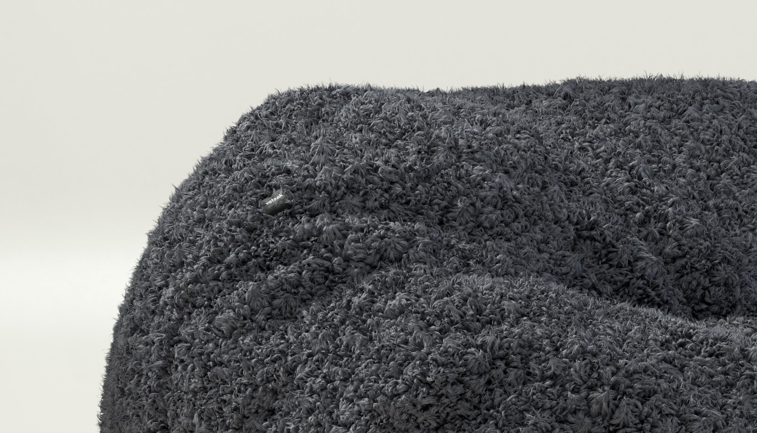 vetsak | Cover Beanbag Medium - doodle - dark grey