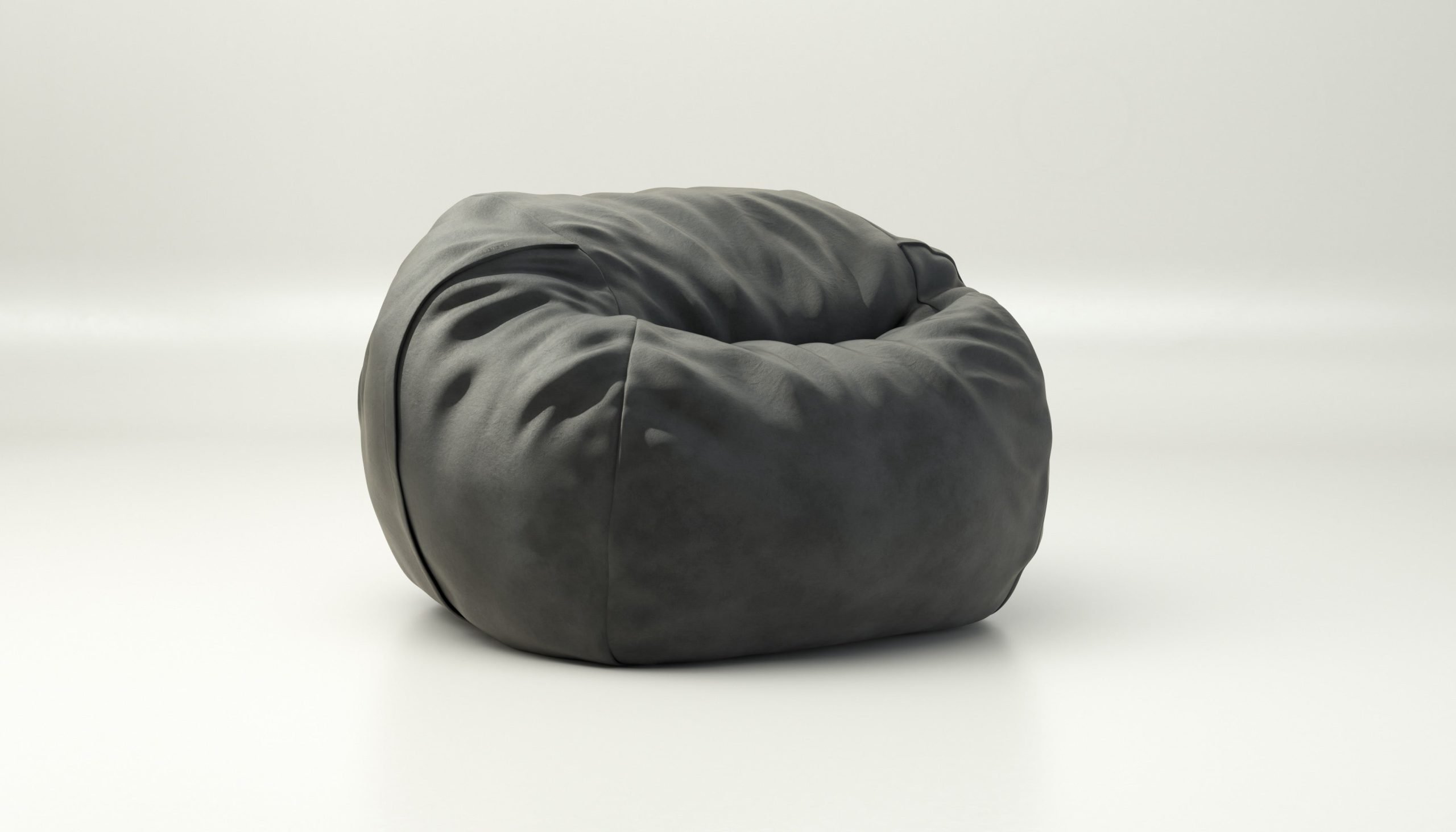 vetsak | Cover Beanbag Medium - leather - dark grey