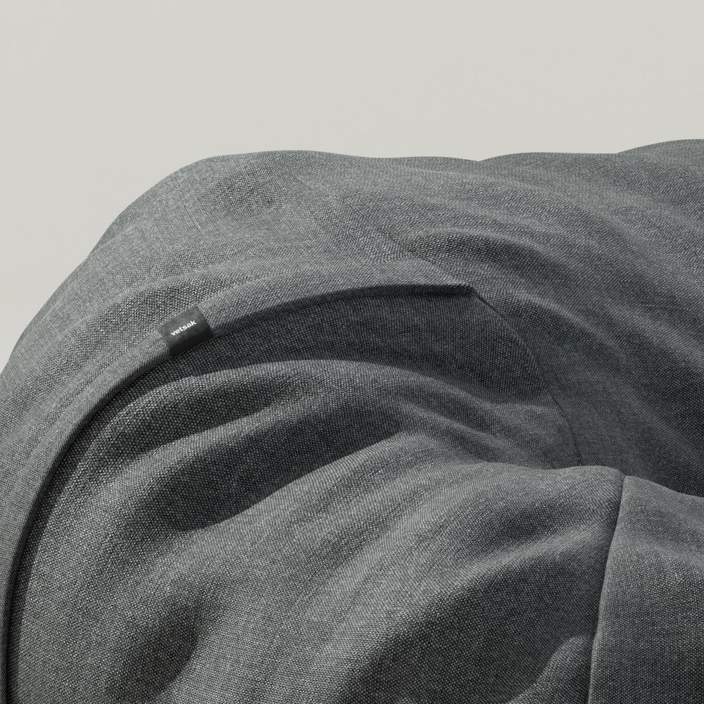 vetsak | Cover Beanbag Medium - pique - dark grey