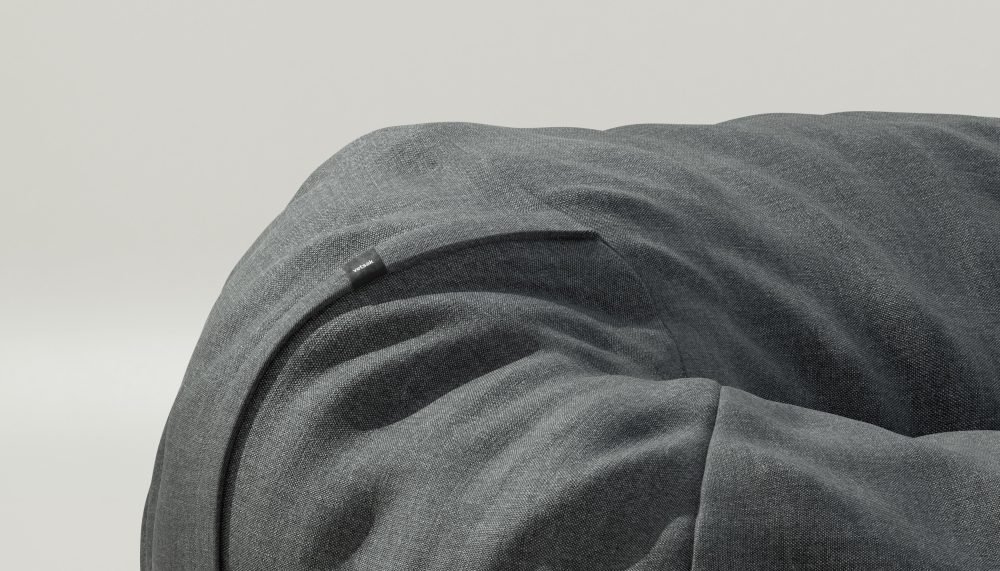 vetsak | Cover Beanbag Medium - pique - dark grey