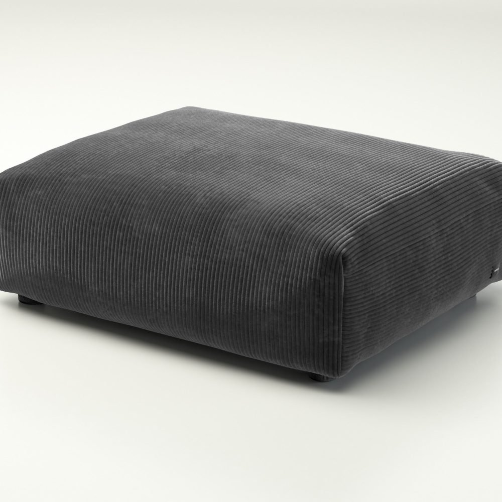 vetsak | Cover Sofa Seat Large - cord velour - dark grey