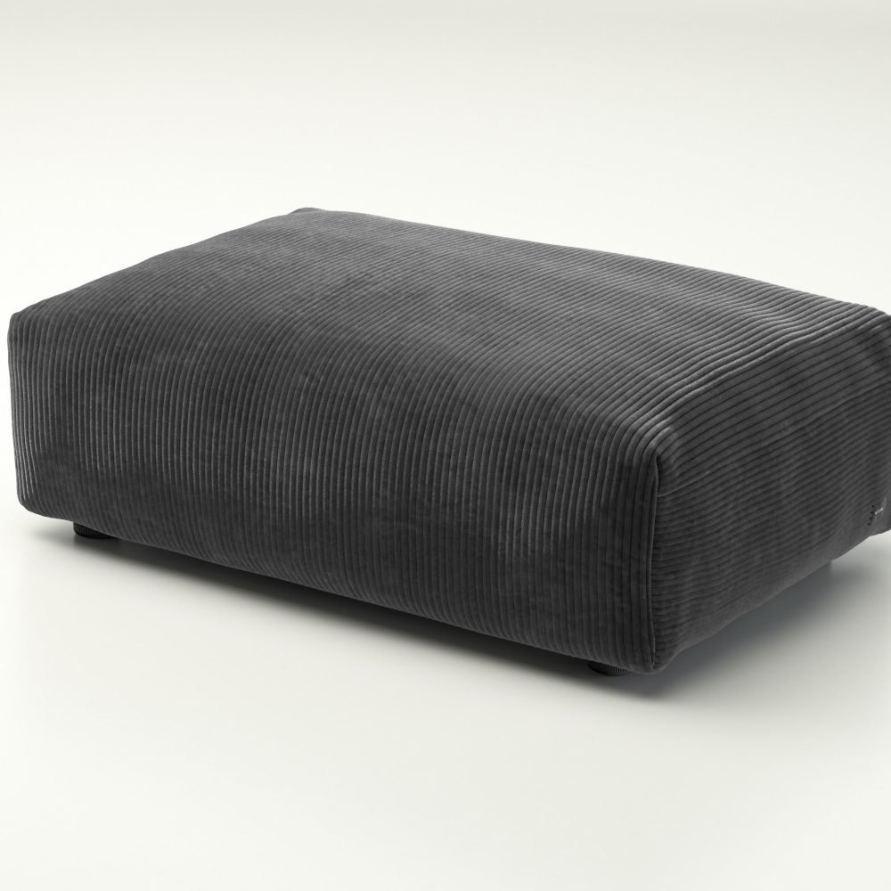 vetsak | Cover Sofa Seat Small - cord velour - dark grey