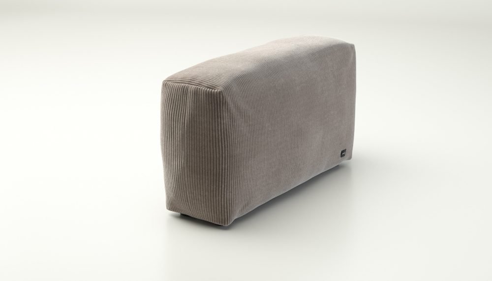 vetsak | Cover Sofa Side Large - cord velour - platinum