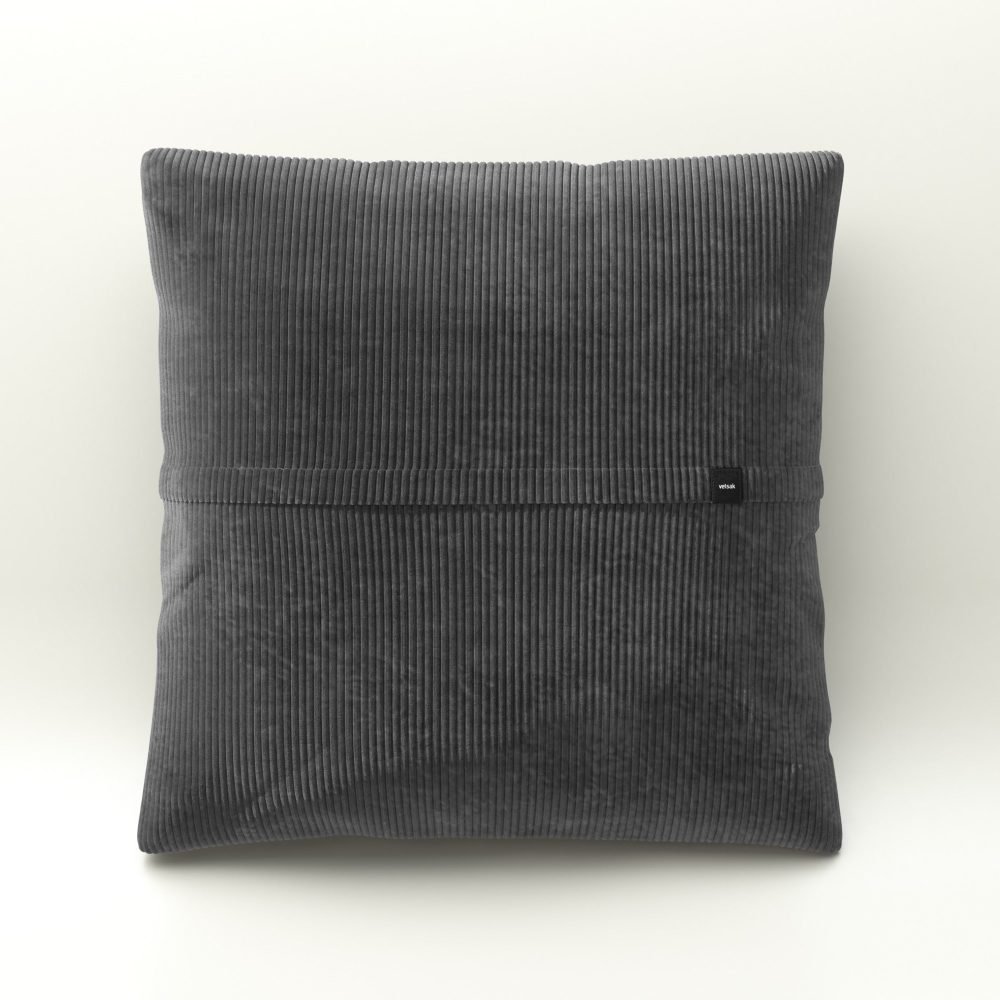 vetsak | Jumbo Pillow - cord velour - dark grey