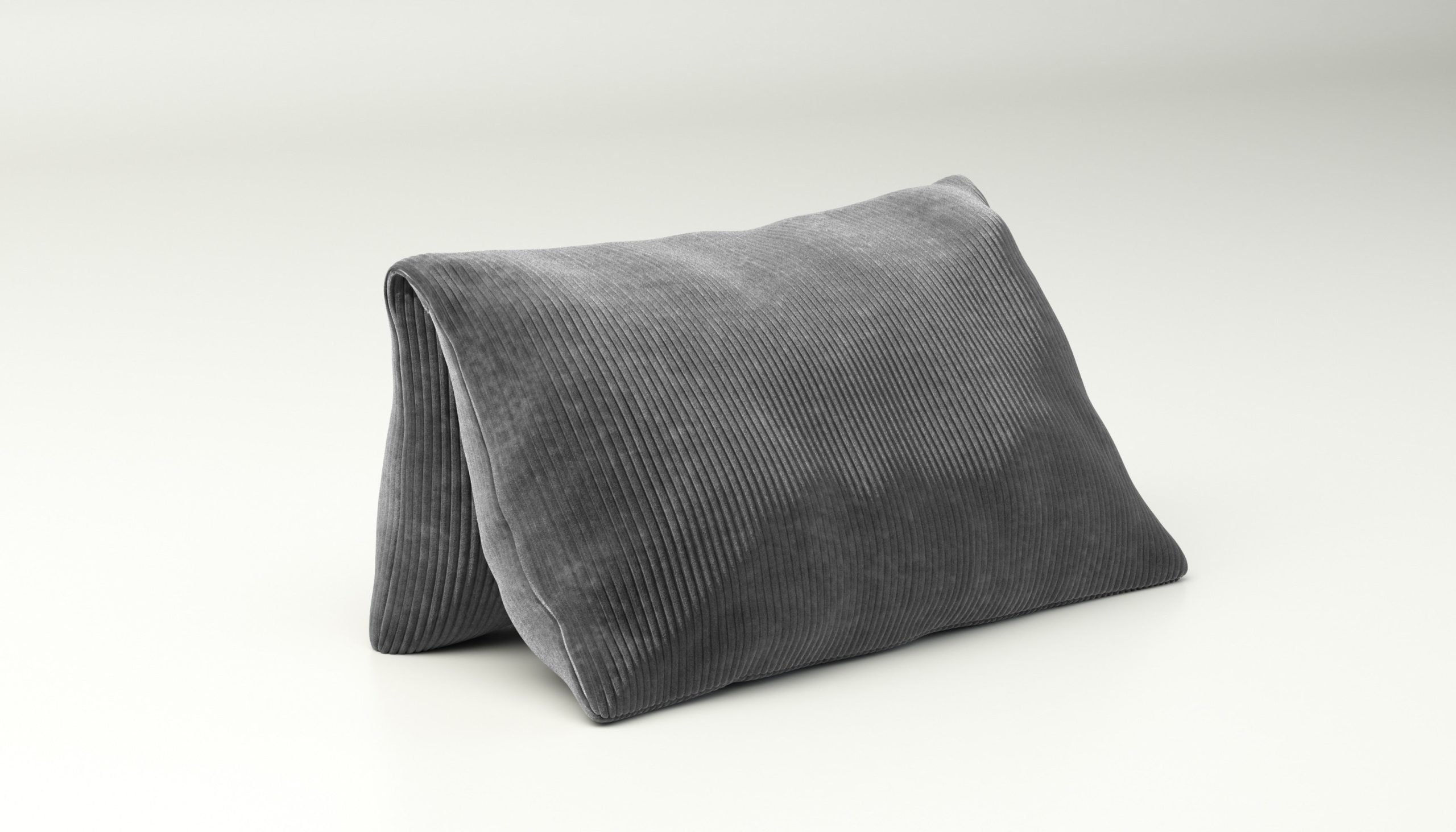 vetsak | Jumbo Pillow - cord velour - dark grey