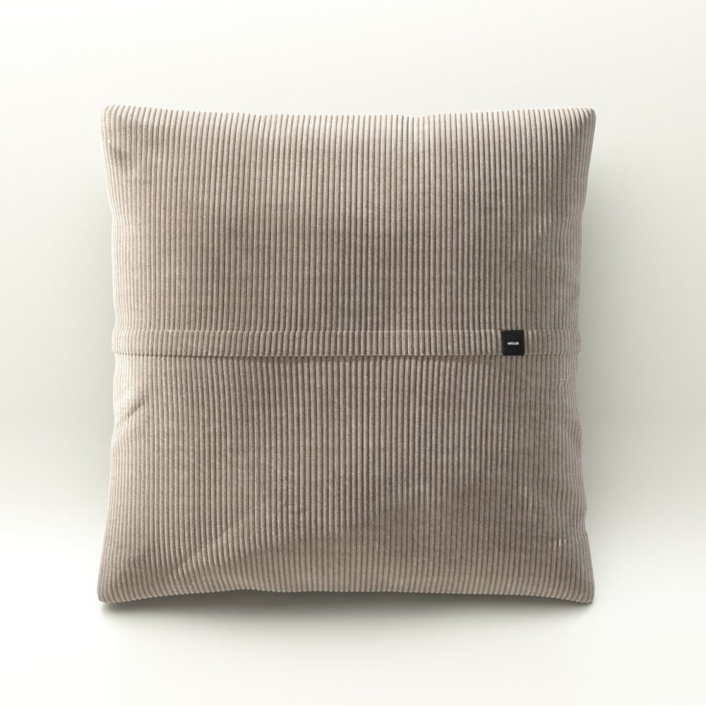 vetsak | Jumbo Pillow - cord velour - platinum