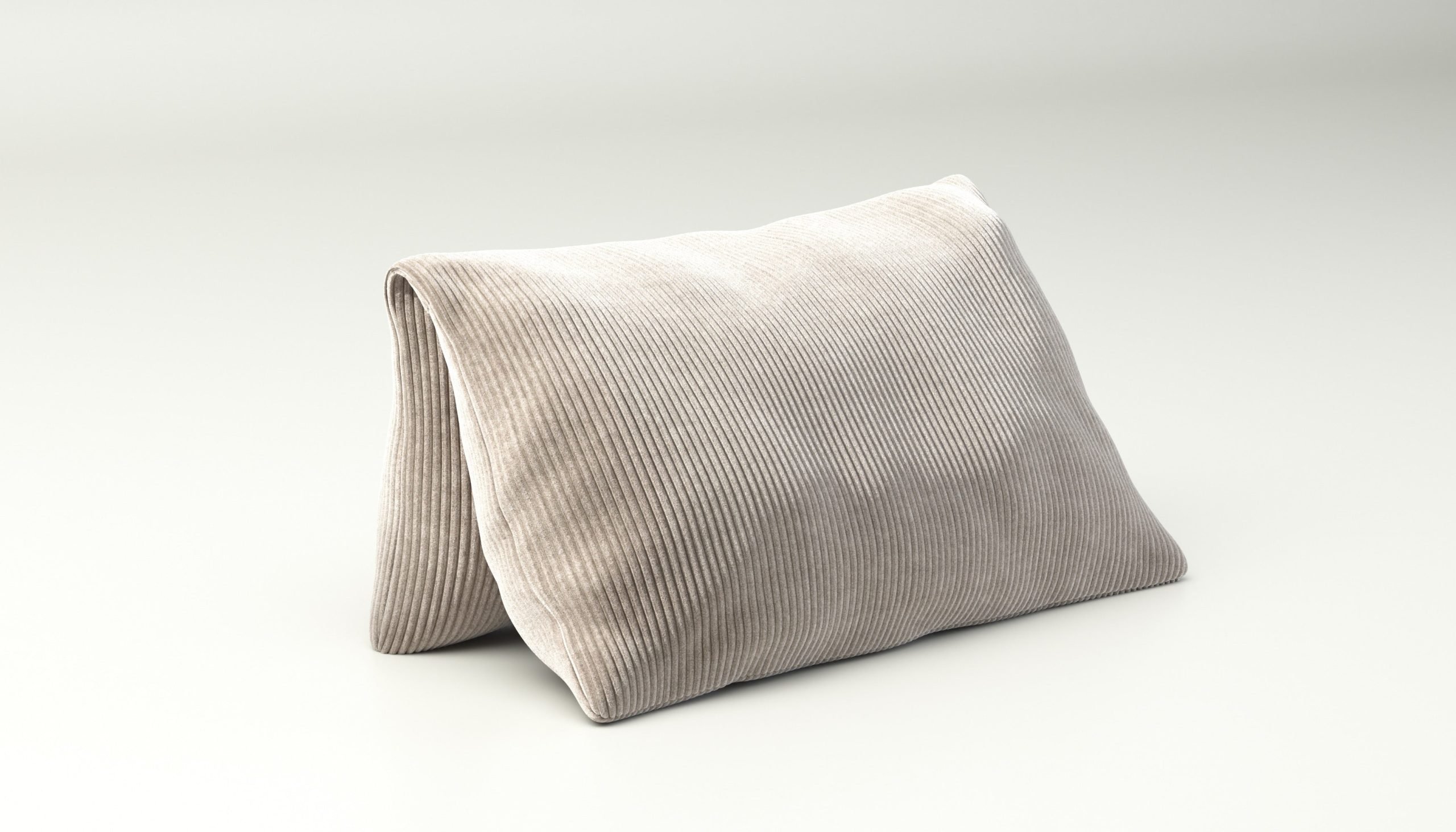 vetsak | Jumbo Pillow - cord velour - platinum