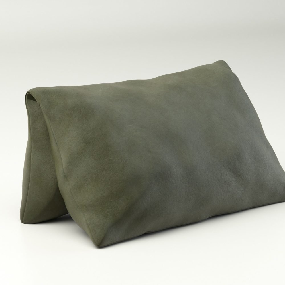 vetsak | Jumbo Pillow - leather - olive