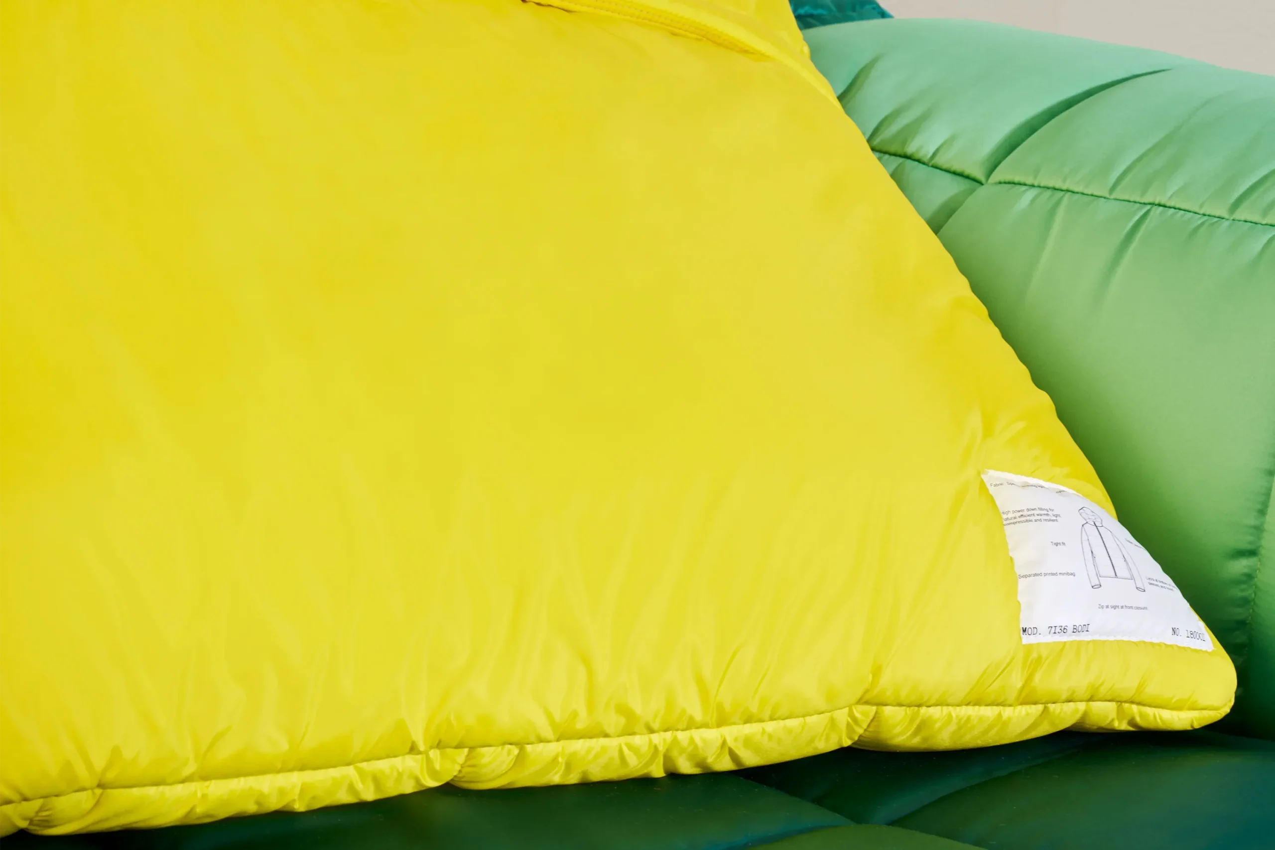 jumbo pillow - block - stripes gem - 100cm x 100cm
