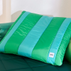 jumbo pillow - block - stripes moss - 100cm x 100cm