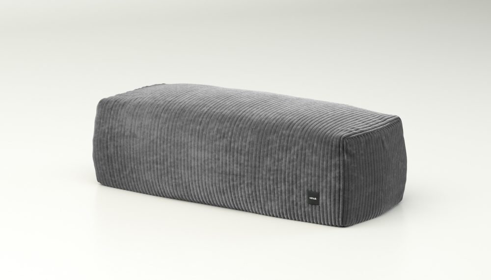 vetsak | Lounge Pillow - cord velour - dark grey