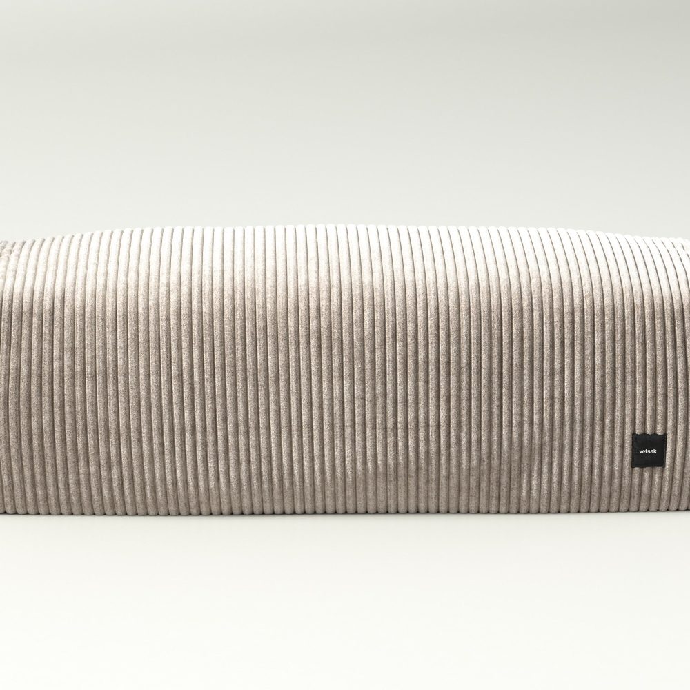 vetsak | Lounge Pillow - cord velour - platinum