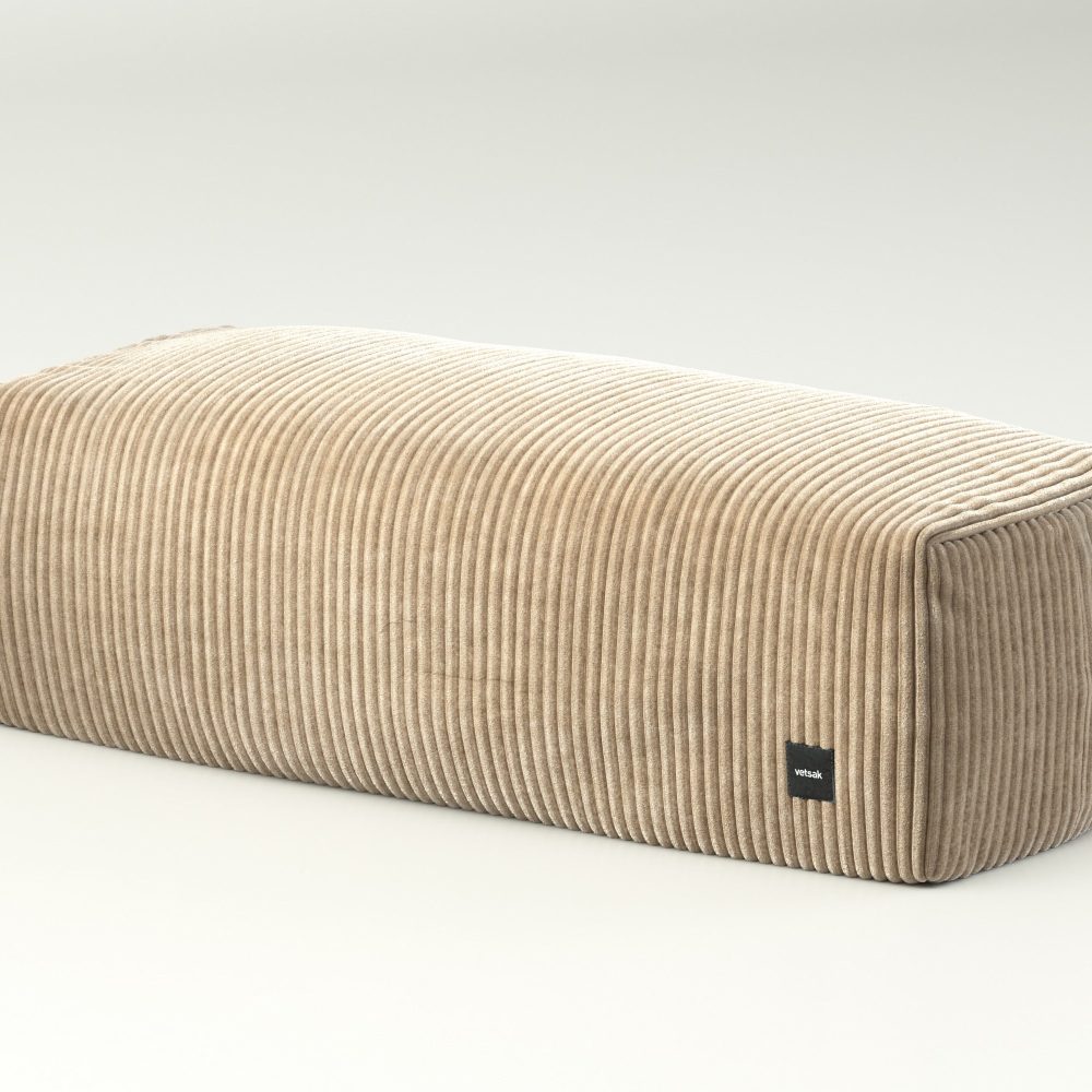 vetsak | Lounge Pillow - cord velour - sand