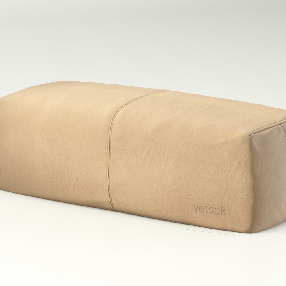 vetsak | Lounge Pillow - leather - beige