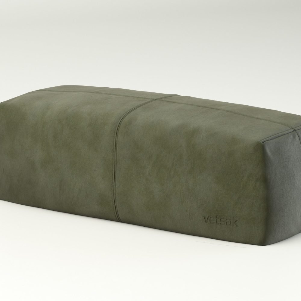vetsak | Lounge Pillow - leather - olive
