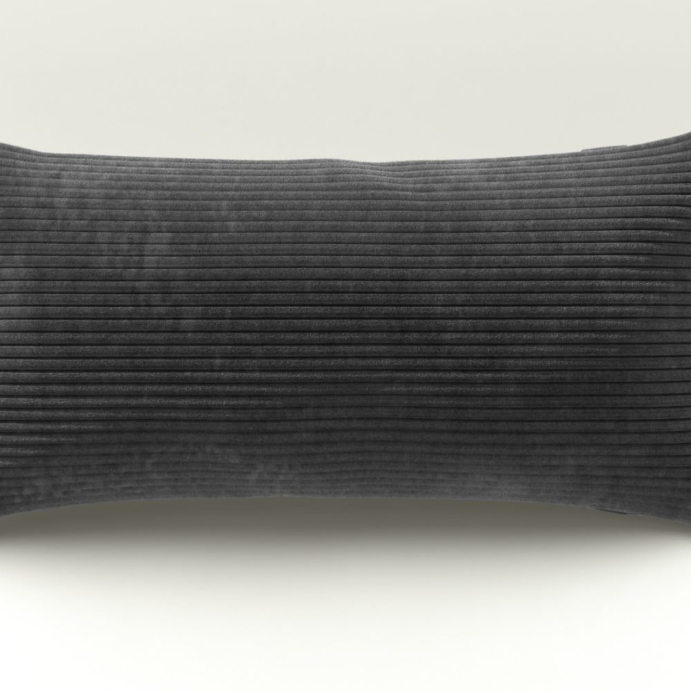 vetsak | Pillow - cord velour - dark grey