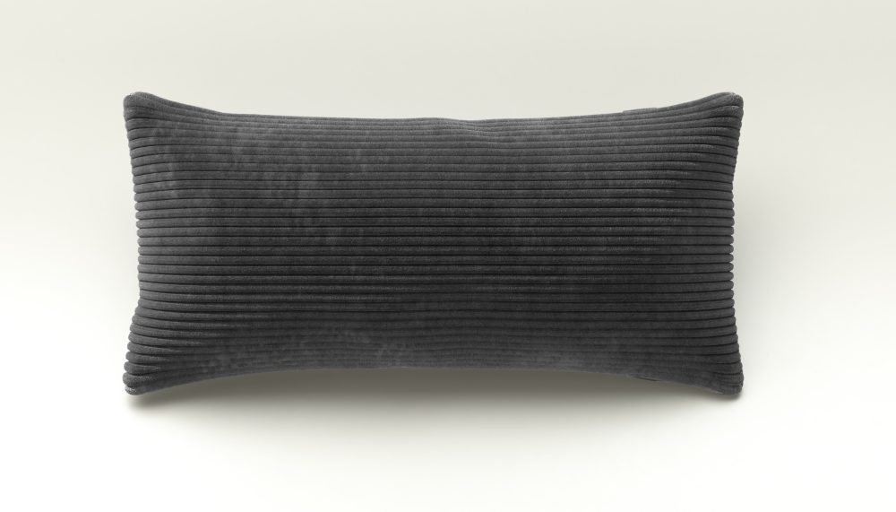 vetsak | Pillow - cord velour - dark grey