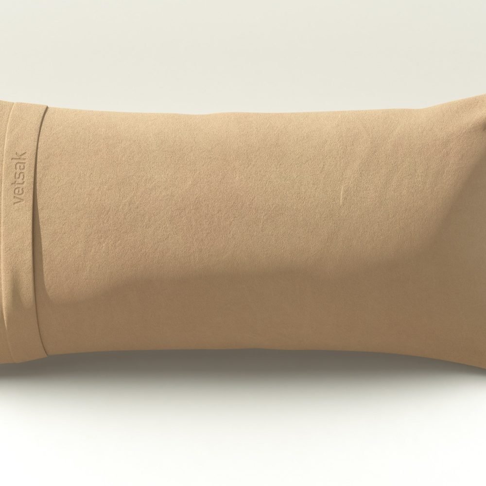 vetsak | Pillow - leather - beige