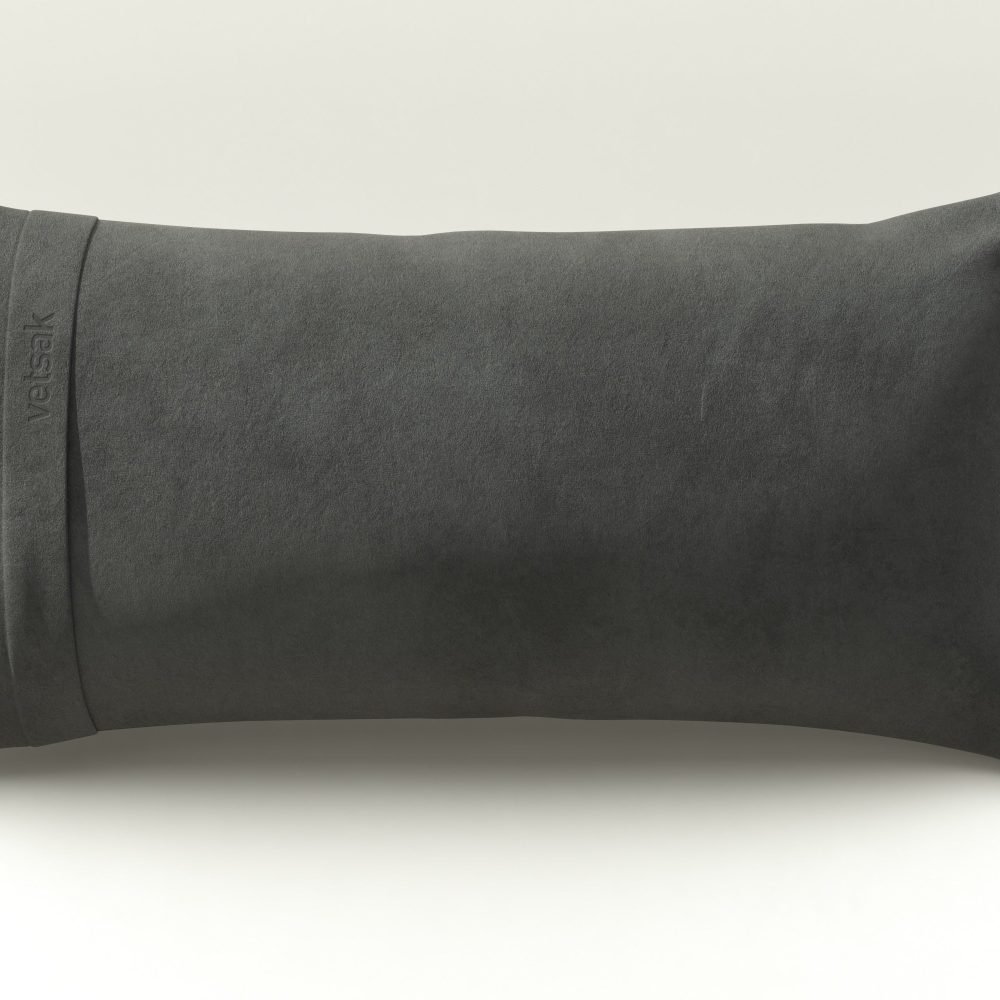 vetsak | Pillow - leather - dark grey