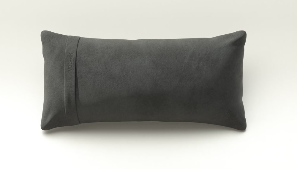 vetsak | Pillow - leather - dark grey