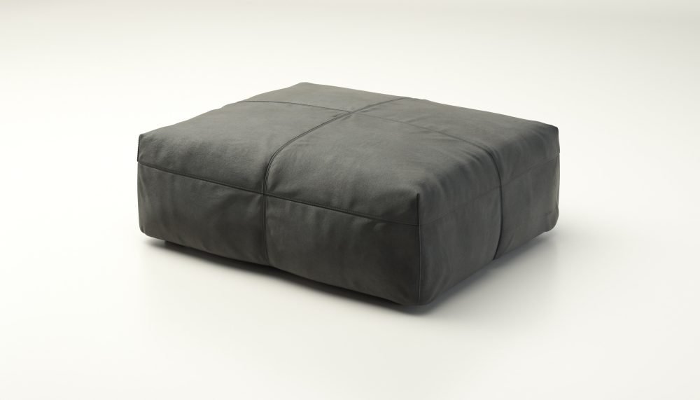 vetsak | Sofa Seat Large - leather - dark grey