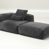 vetsak | Sofa Set 01 Large - cord velour - dark grey | Modular Sofa | 3.5 Seater