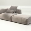 vetsak | Sofa Set 01 Large - cord velour - platinum | Modular Sofa | 3.5 Seater
