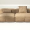 vetsak | Sofa Set 01 Large - leather - beige | Modular Sofa | 3.5 Seater