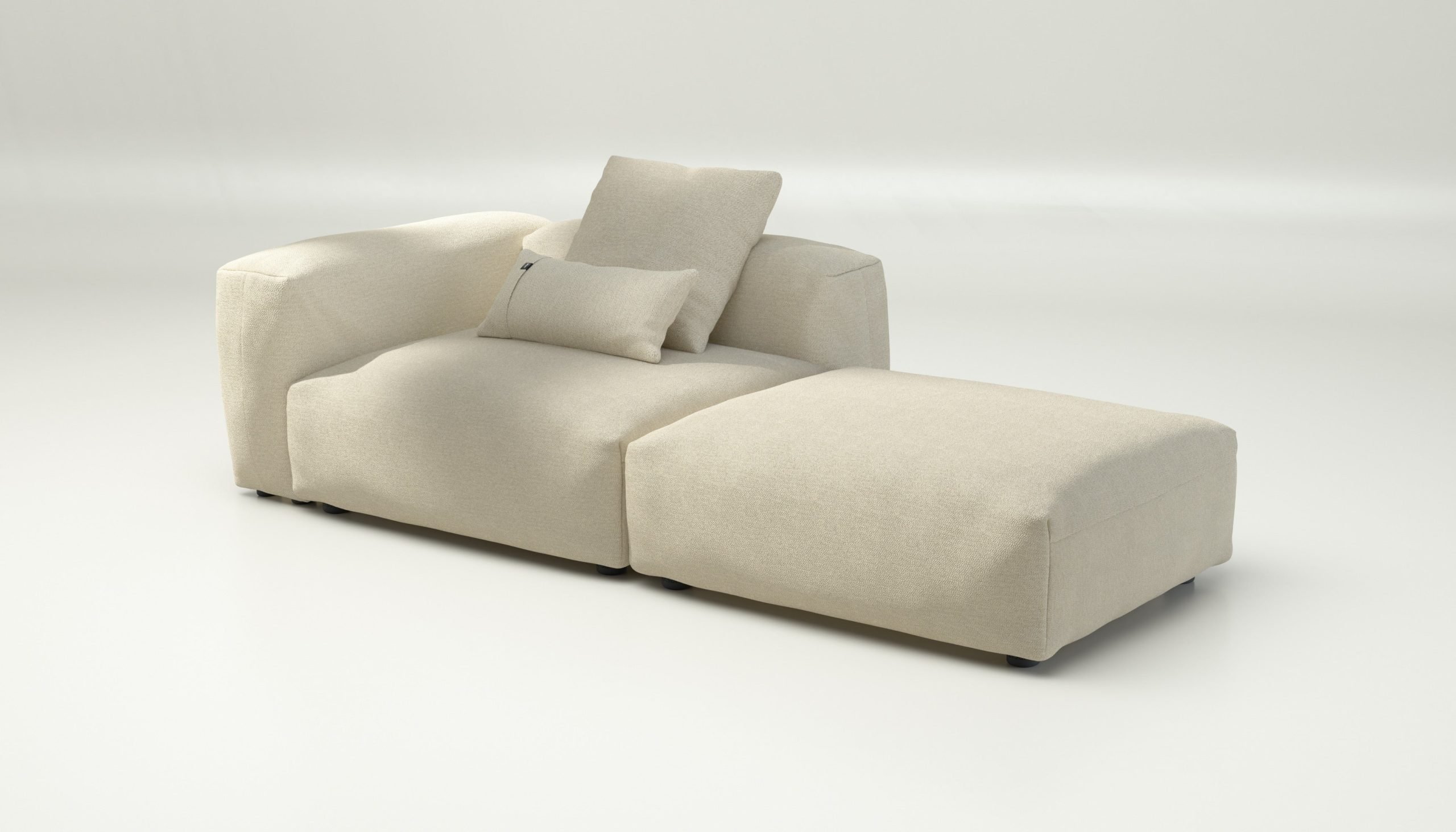 vetsak | Sofa Set 01 Large - loop loop - duna | Modular Sofa | 3.5 Seater