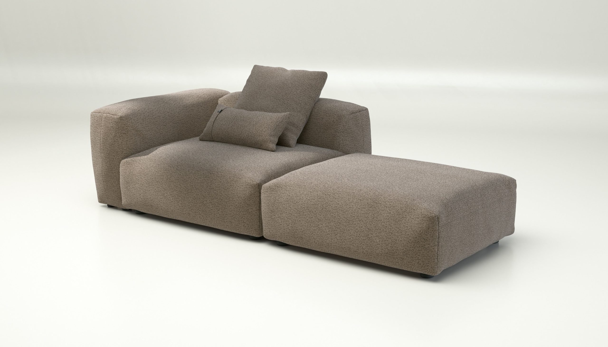 vetsak | Sofa Set 01 Large - loop loop - taupe | Modular Sofa | 3.5 Seater