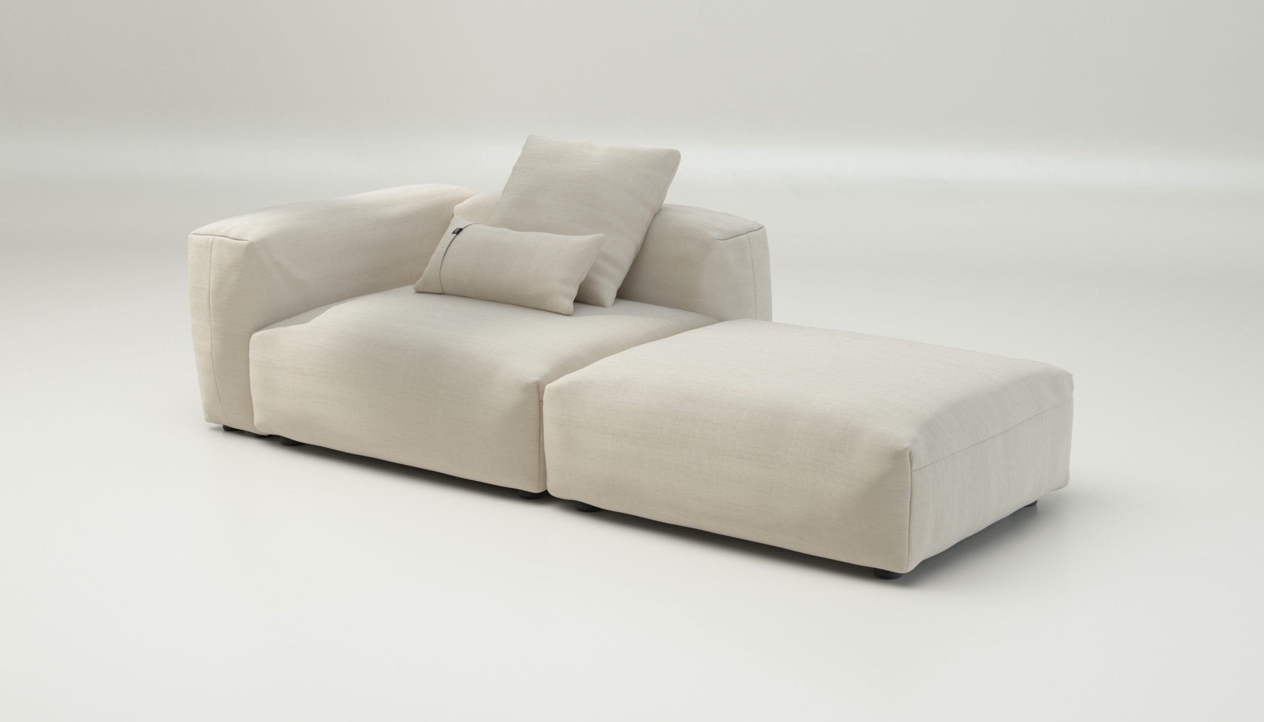 vetsak | Sofa Set 01 Large - pique - beige | Modular Sofa | 3.5 Seater